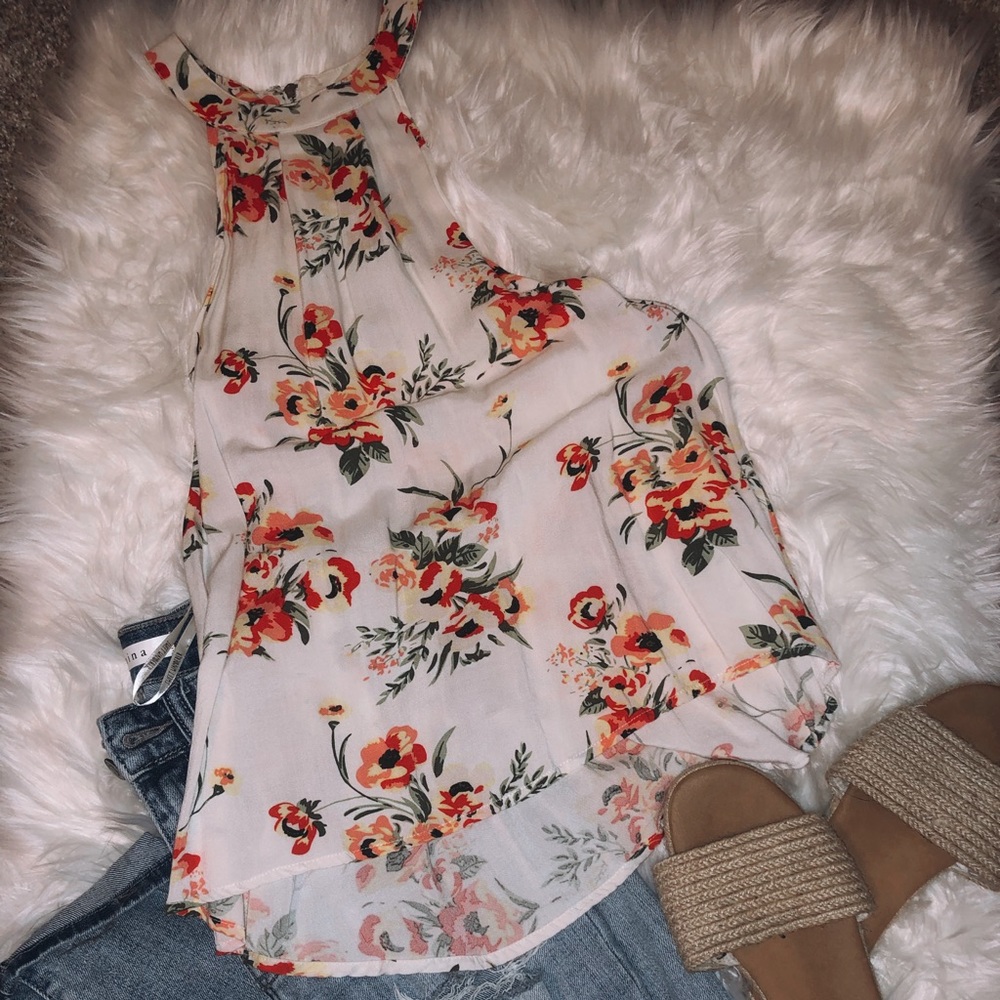 Floral tank- super cute for summer!!